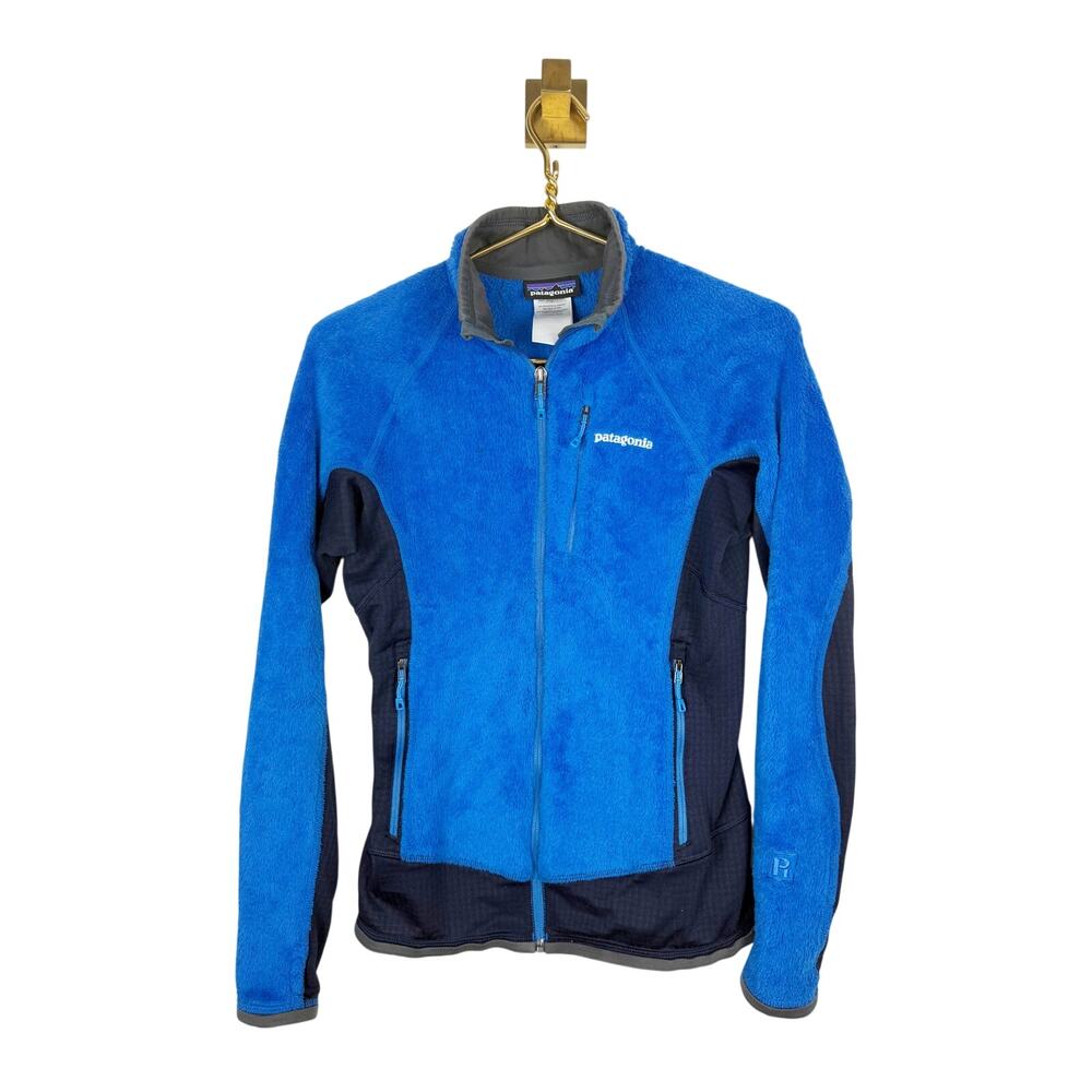 Patagonia R2 Regulator Fleece Jacket Blue Full Zip Polartec Thermal Pro Sz M